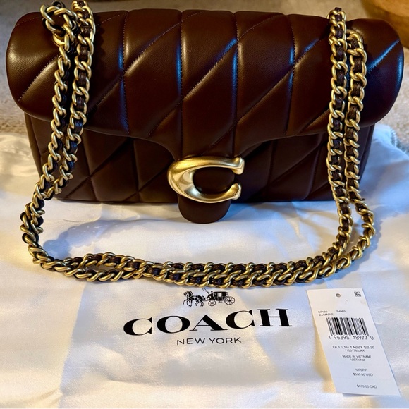 Coach Handbags - Coach quilted Tabby 26 handbag in Maple